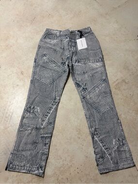 Manière De Voir Patchwork Jeans Womens Sz 12 NWT
